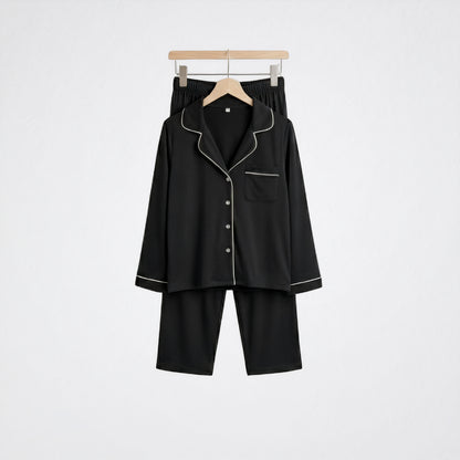 Cozy Dreamer Classic Black Kids' Night Suit