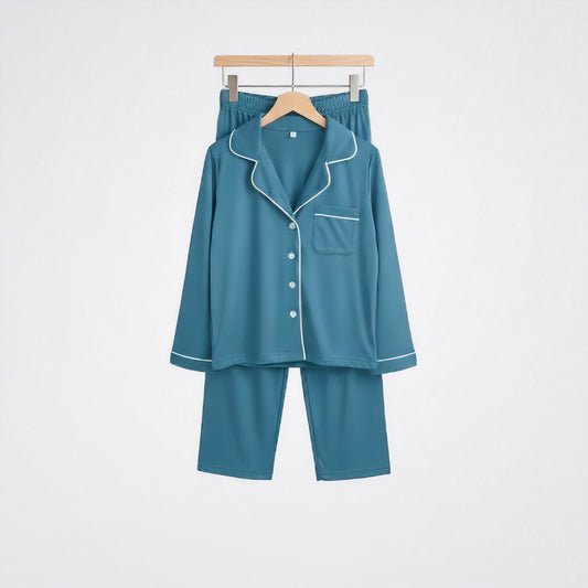 Serene Slumber Sky Blue Kids' Night Suit